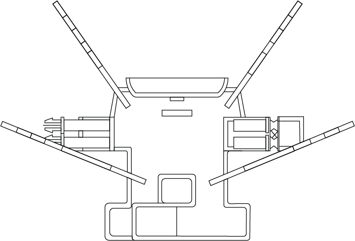 54711X 10 Disposable Full Standing Support Sling Shape