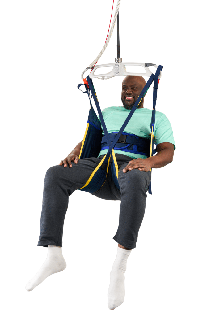 savaria dual access sling side retention straps poly 8c0400 3 quarter