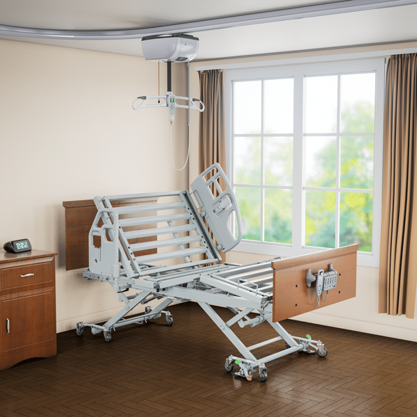 SPAN WeighScale Bed Long term Care Room