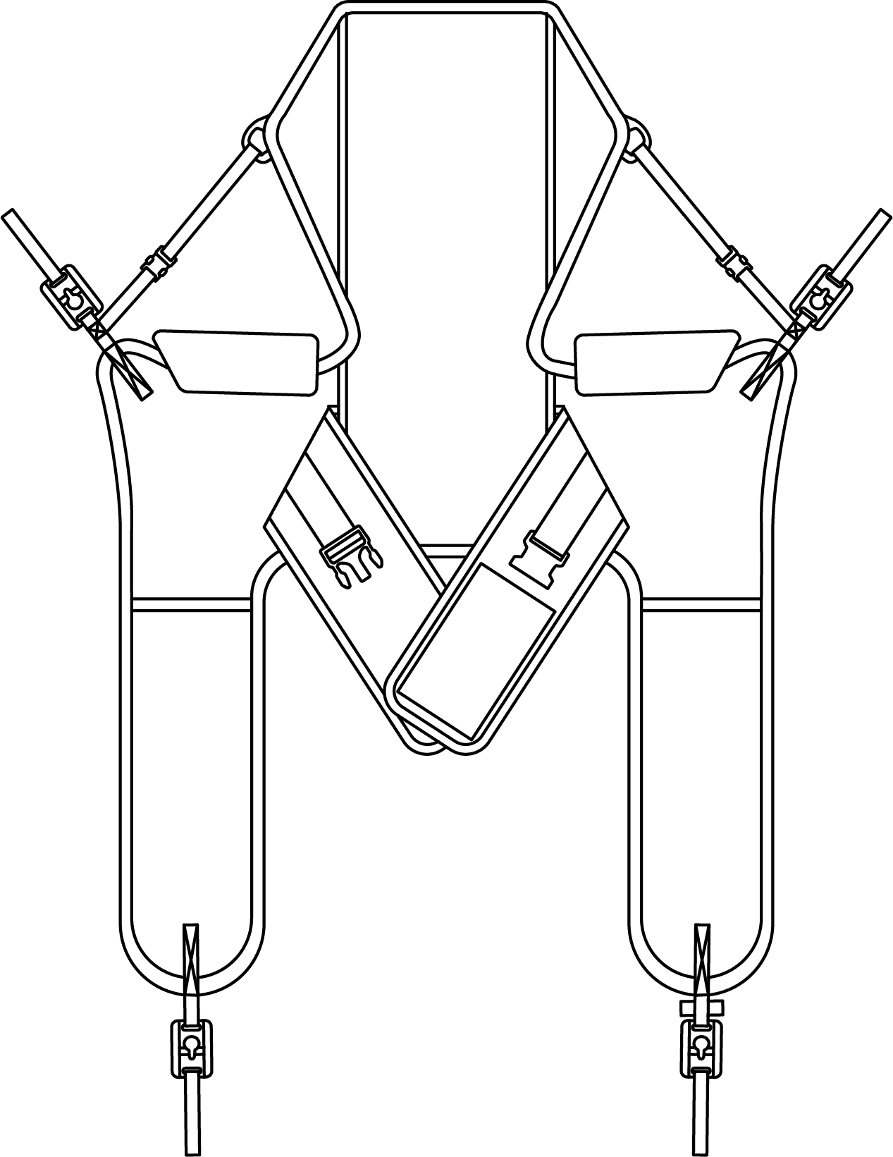 Savaria Hygiene Sling Clips M921529 Shape