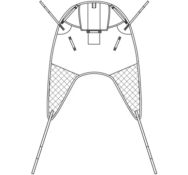 Universal Sling Head Support (Silvalea) - Savaria Patient Care