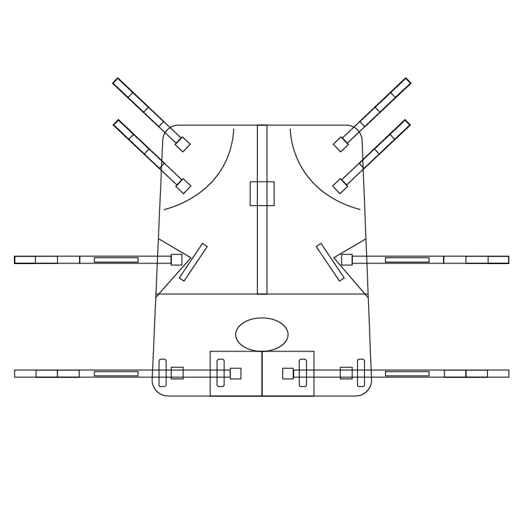 savaria hammock sling head support quilted 537130 shape