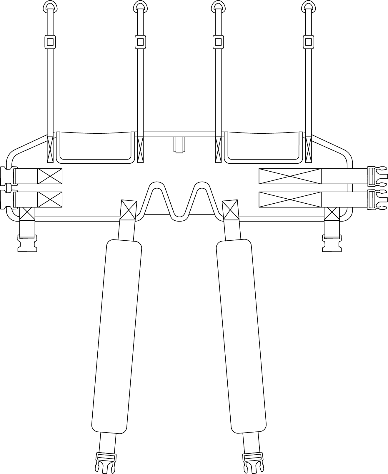 savaria walking sling poly m921503 shape