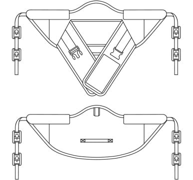 stand clips sling shape diagram