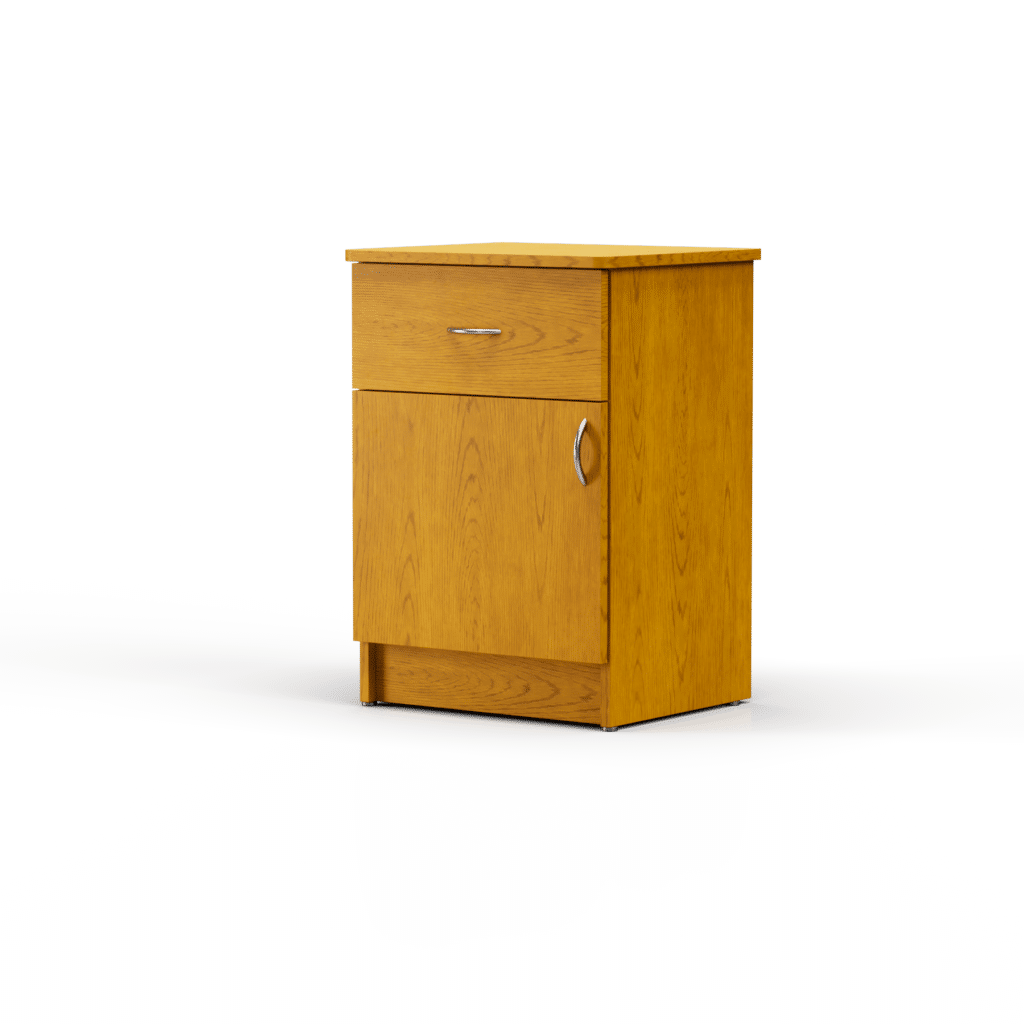 Classic Healthcare Case Goods Night Stand Closed