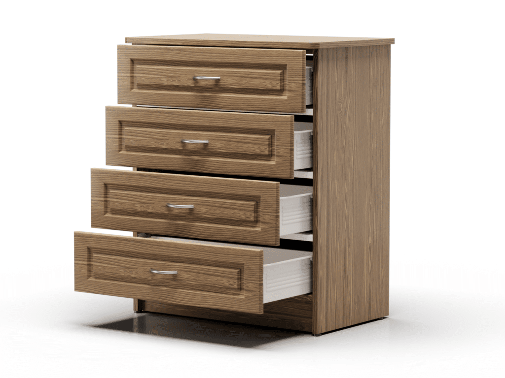 Elegance 4 Drawer open