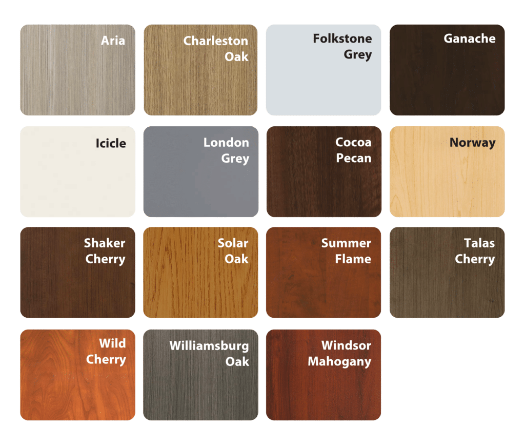 Savaria SPAN Case Goods Finishes