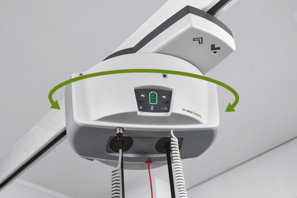 M Series Bariatric Ceiling Lift Motorized 360 degree rotation