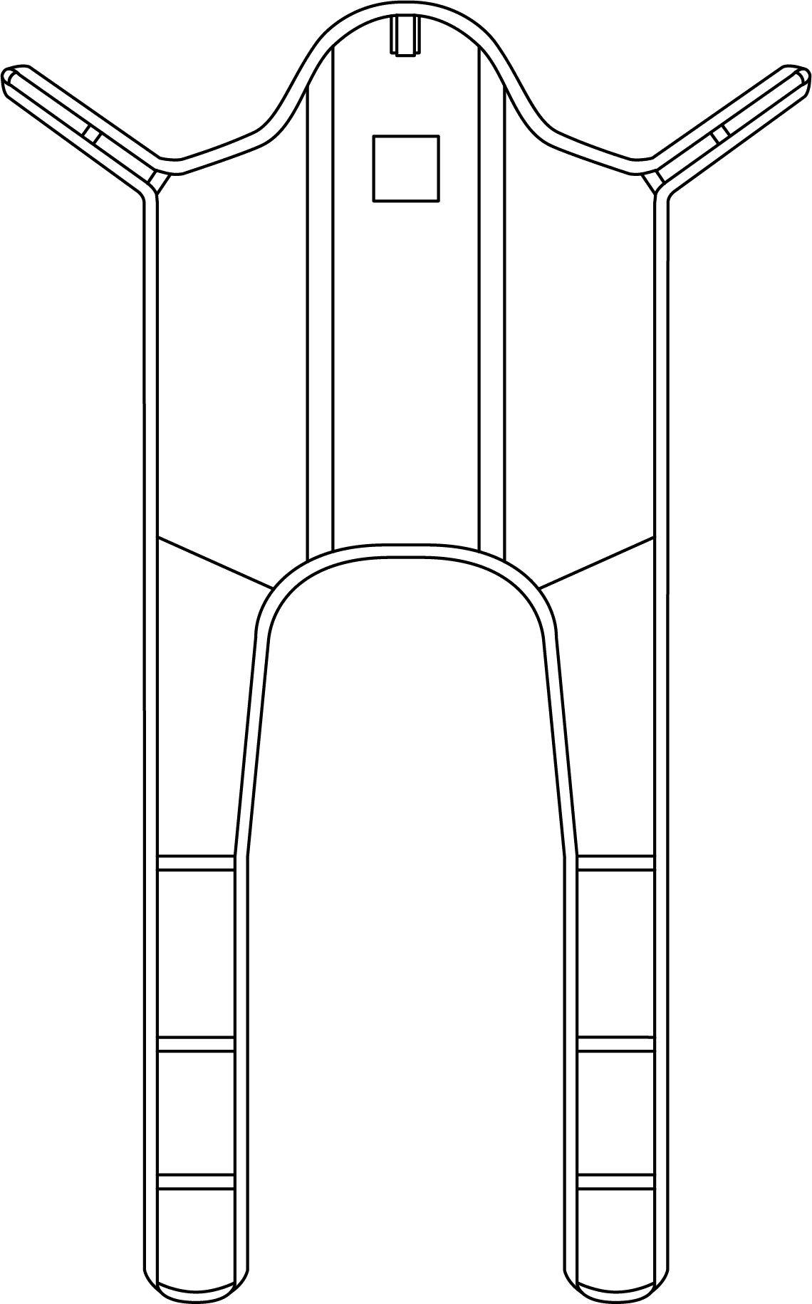 Savaria Universal High Back Sling M921533 M921531 Shape