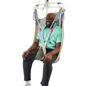Savaria Universal High Back Sling Mesh M921533 3 Quarters