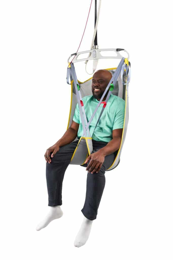 Savaria Universal High Back Sling Mesh M921533 3 Quarters